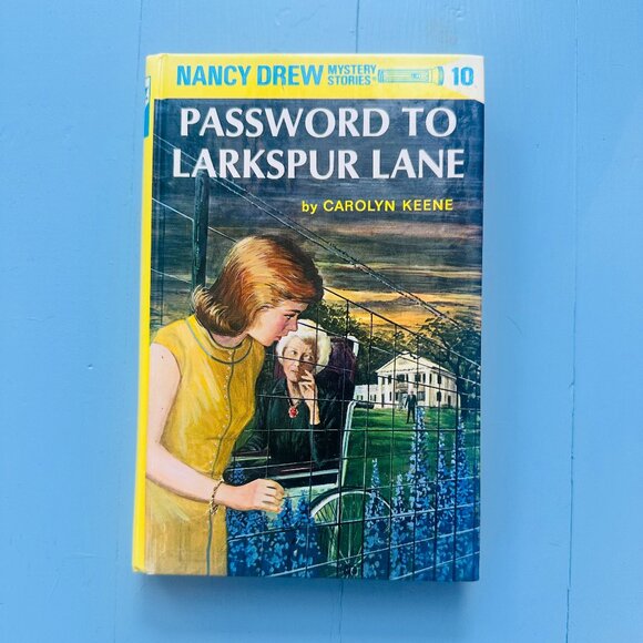 Vintage 90s Nancy Drew Book, "Password to Larkspur Lane" Nancy Drew #10 book - Picture 1 of 6